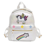 Sac Licorne École Blanc