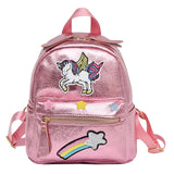 Sac Licorne École Rose